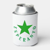 Verda Stelo (Esperanto Star) Blikjeskoeler (Blikje Voorkant)