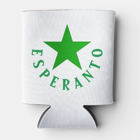 Verda Stelo (Esperanto Star) Blikjeskoeler (Voorkant)
