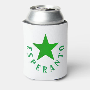 Verda Stelo (Esperanto Star) Blikjeskoeler