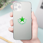 Verda Stelo (Esperanto Star) Sticker (Telefoon)
