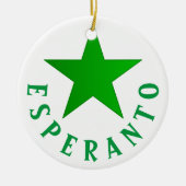 Verda Stelo Keramisch Ornament (Voorkant)