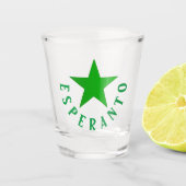 Verda Stelo Shot Glas (Voorkant)