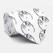 Verdacht gezicht stropdas (Opgerold)