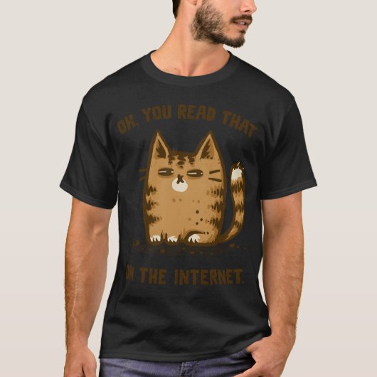 Verdacht kattencadeau t-shirt (Voorkant)