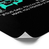 Verdacht op Jezus Funny Gevist Poster (Hoek)