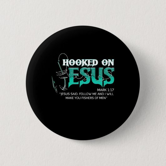 Verdacht op Jezus Funny Gevist Ronde Button 5,7 Cm (Voorkant)