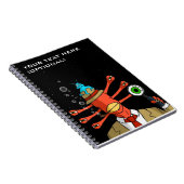 "Verdachte Alien"-laptop Notitieboek (Rechterzijde)