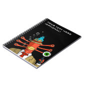 "Verdachte Alien"-laptop Notitieboek (Linkerzijde)