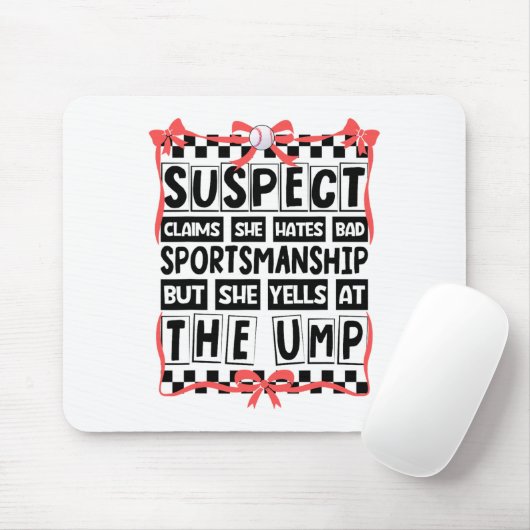 Verdachte beweert dat ze Byd Sportsmanship Bysebyl Muismat (Met muis)