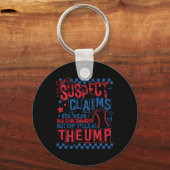 Verdachte claimt Game Day Baseball Softball Cheer Sleutelhanger (Voorkant)