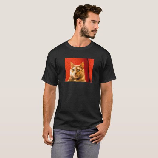 Verdachte kattemie t-shirt (Voorkant volledig)