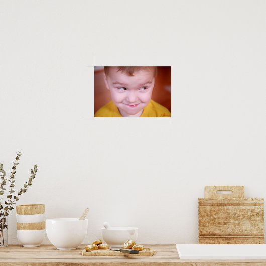 Verdachte ogen poster (Keuken)