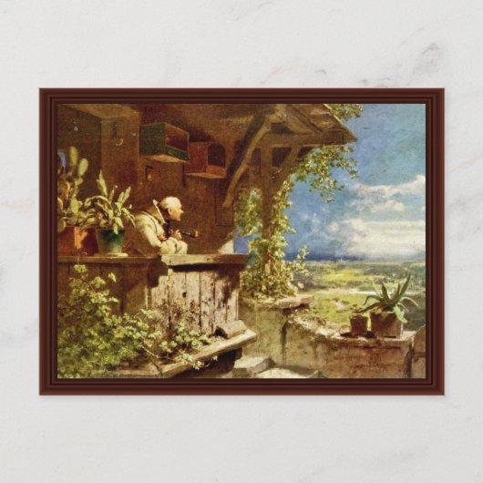 Verdachte rook van Spitzweg Carl Briefkaart (Voorkant)