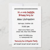 VERDACHTE verjaardag Zip uw Lip V2 Kaart (Achterkant)