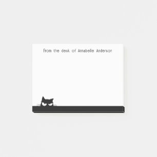 Verdachte Zwarte Kat Personaliseer Notities Post-it® Notes