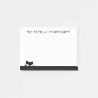 Verdachte Zwarte Kat Personaliseer Notities Post-it® Notes