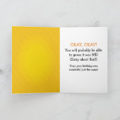 Verdachten van Birthday, grappig, raad eens dat de Kaart (Binnen)