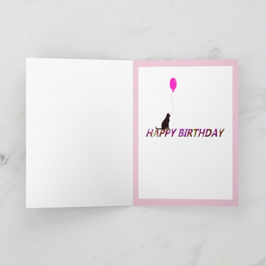 VERDAG DE GROOTSTE KATT WAT IK WEET - VK KAART (Binnen)