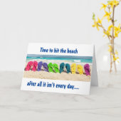 VERDAG MET TEENSLIPPERS Kaart (Gele Bloem)