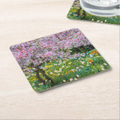 Verdagen in de tuin van Claude Monet Kartonnen Onderzetters (Schuin)