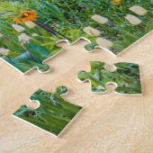 Verdagen in de tuin van Claude Monet Legpuzzel (Zijkant)