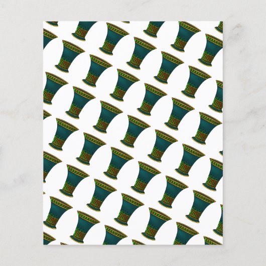 Verdampen, aardewerk, potten en omkeren flyer (Achterkant)