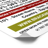 Verdampen, aardewerk, potten en omkeren poster (Hoek)