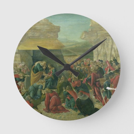 Verdamping Magi, c.1480 (tempera op het paneel) ( Ronde Klok (Voorkant)