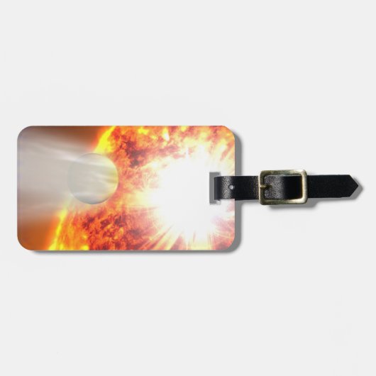 Verdamping van de atmosfeer van HD 189733b Bagagelabel (Voorkant horizontaal)