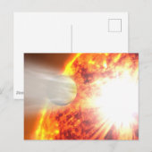 Verdamping van de atmosfeer van HD 189733b Briefkaart (Voorkant / Achterkant)