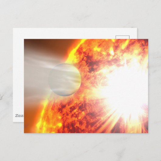 Verdamping van de atmosfeer van HD 189733b Briefkaart (Voorkant / Achterkant)