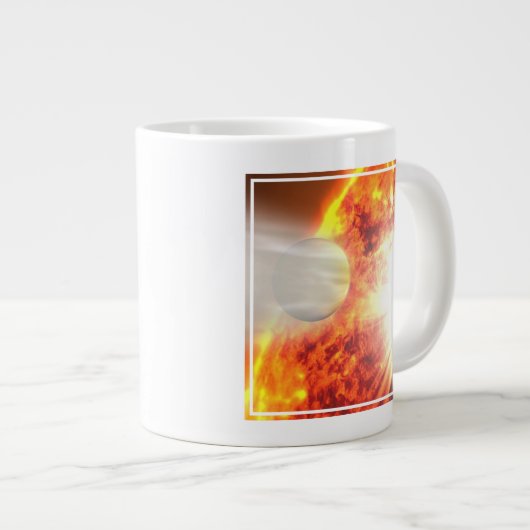 Verdamping van de atmosfeer van HD 189733b Grote Koffiekop (Voorkant rechts)