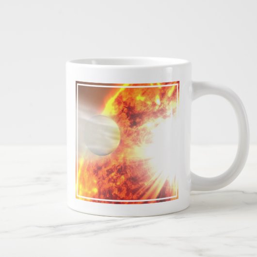 Verdamping van de atmosfeer van HD 189733b Grote Koffiekop (Rechts)