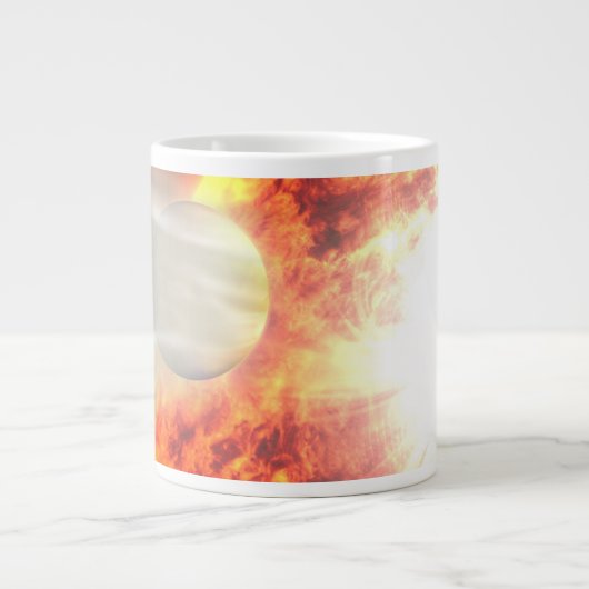 Verdamping van de atmosfeer van HD 189733b Grote Koffiekop (Voorkant)