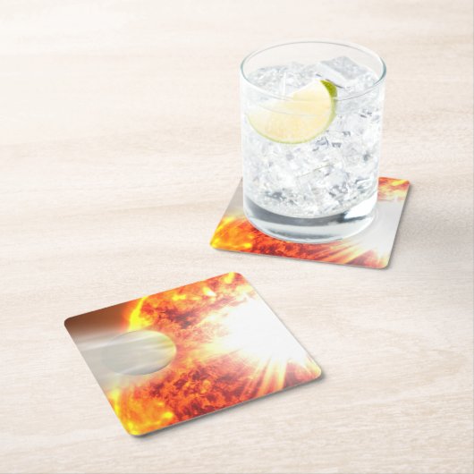 Verdamping van de atmosfeer van HD 189733b Kartonnen Onderzetters (Insitu)