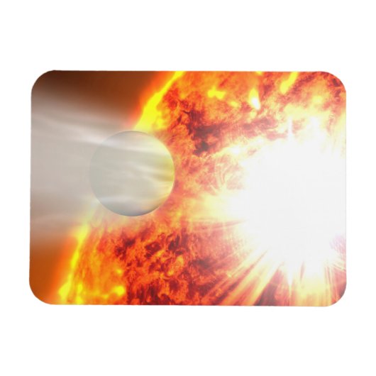 Verdamping van de atmosfeer van HD 189733b Magneet (Horizontaal)