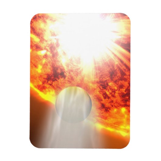 Verdamping van de atmosfeer van HD 189733b Magneet (Verticaal)