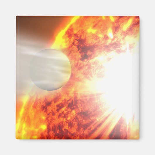 Verdamping van de atmosfeer van HD 189733b Magneet (Voorkant)