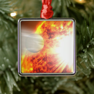 Verdamping van de atmosfeer van HD 189733b Metalen Ornament