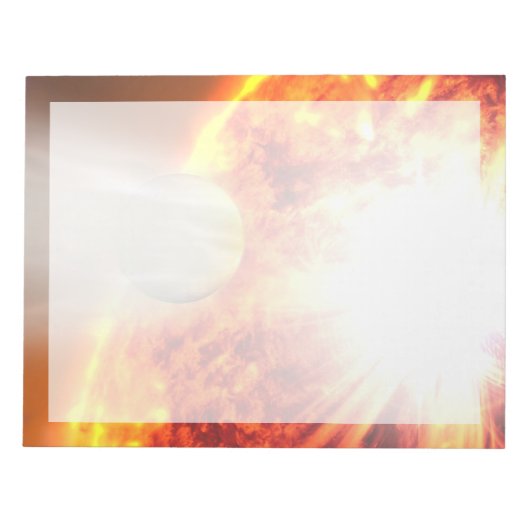 Verdamping van de atmosfeer van HD 189733b Notitieblok (Voorkant)