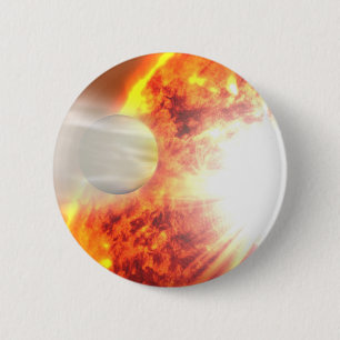 Verdamping van de atmosfeer van HD 189733b Ronde Button 5,7 Cm