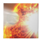 Verdamping van de atmosfeer van HD 189733b Tegeltje (Voorkant)