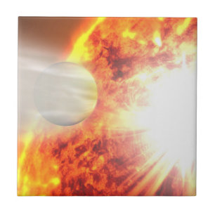 Verdamping van de atmosfeer van HD 189733b Tegeltje