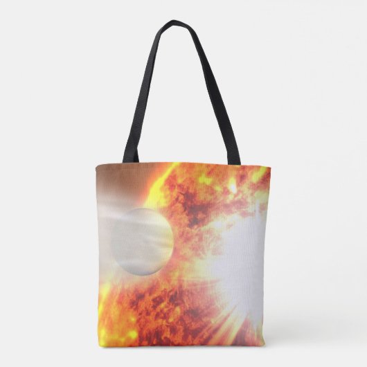 Verdamping van de atmosfeer van HD 189733b Tote Bag (Achterkant)