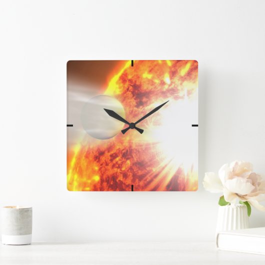 Verdamping van de atmosfeer van HD 189733b Vierkante Klok (Huis)