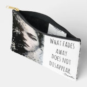 Verdamping Zwart-wit Pixel Art Portret Etui (Open)