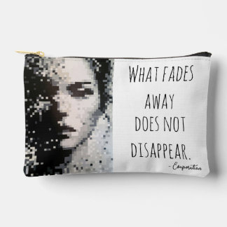 Verdamping Zwart-wit Pixel Art Portret Etui