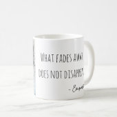 Verdamping Zwart-wit Pixel Art Portret Koffiemok (Voorkant rechts)