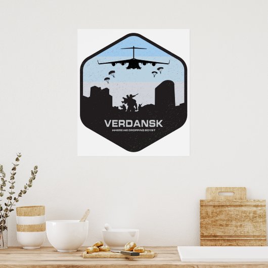 Verdansk Warzone Battle Royale Poster (Keuken)