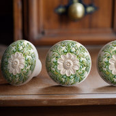 Verdant Blossom Elegance Keramische Knob Pull Keramische Knop